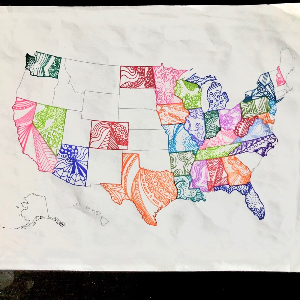 My sales across the US!